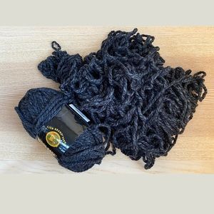Charcoal & Ivory Lion Brand Wool Ease
